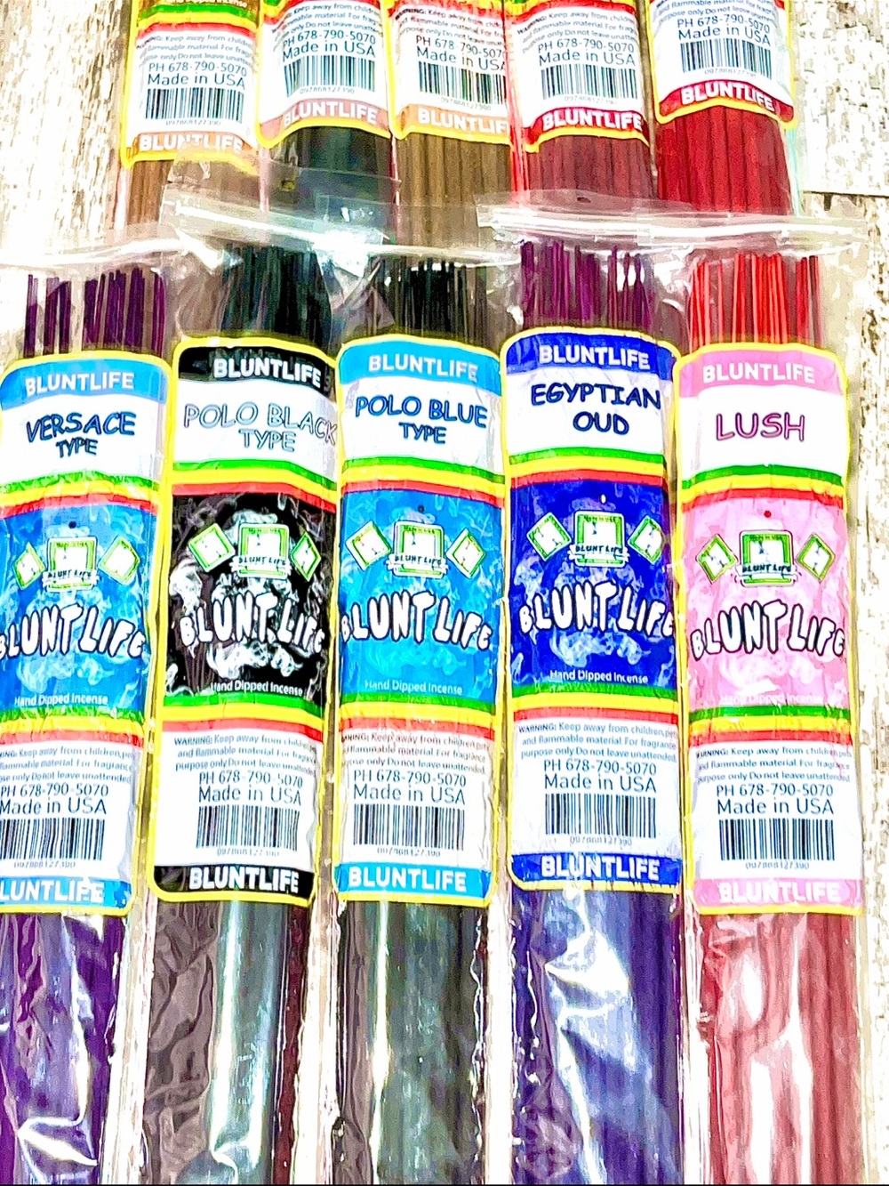 60 incense Sticks
x6 packs of BluntLife Incense
10 sticks per pk
60 sticks total - Picture 3 of 10